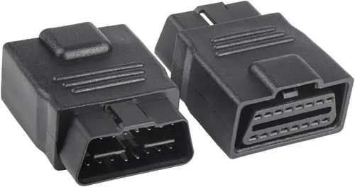 Vista 3 de Mini tamaño OBD2 OBDII Full 16 Pin macho a hembra Adaptador de diagnóstico Extensor de diagnóstico OBD Conector de extensión de puerto convertidor