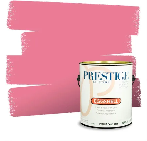 Vista 30 de Prestige Paints Pintura exterior e imprimación en uno, 1 galón, plano, coincidencia comparable de Valspar* Amber Rose*