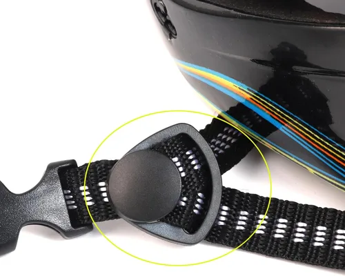 Vista 6 de Paquete de 10 Hebillas de Bloqueo para Correa de Casco de Bicicleta, Sujetador Divisor Autoajustable del Lado de la Oreja, Adaptador de División