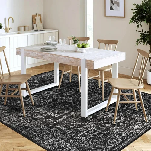 Vista 11 de Tapete para Silla para Pisos Duros, QQpony 48"x36" Tapete para Silla de Oficina para Superficie Dura, Alfombra de Área para Sala de Estar, Tapete