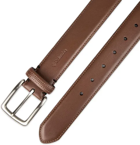 Vista 5 de Columbia mens Casual Everyday Leather Belt – Jeans, Chinos and Daily Wear