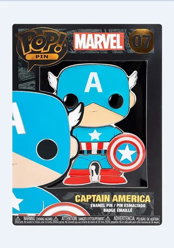 Vista 2 de Funko Pop! Pin Marvel - Capitán América