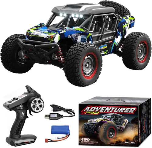 Vista 10 de Auto RC rápido sin escobillas 1/12 para adultos, 4WD eléctrico todoterreno RC Monster Truck, 60KM/H de alta velocidad RC coche con Hobbywing ESC