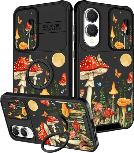 Vista 92 de Funermei para Samsung Galaxy Z Flip 4 Funda - Funda de Teléfono Bonita para Mujeres y Niñas con Mariposas Bonita Estética Femenina Diseño