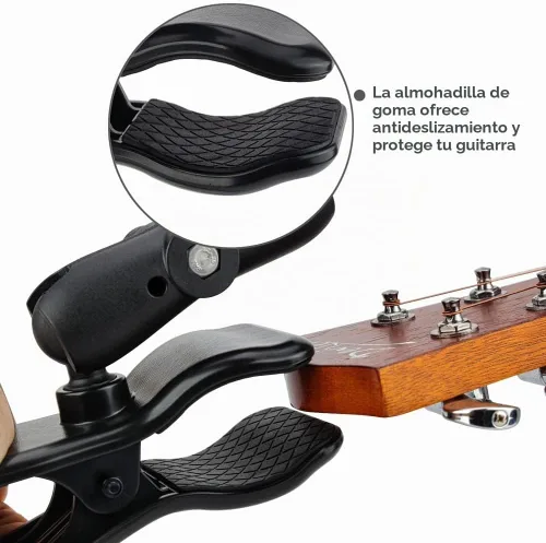 Vista 4 de Soporte para teléfono de guitarra, soporte de cámara de acción para guitarra