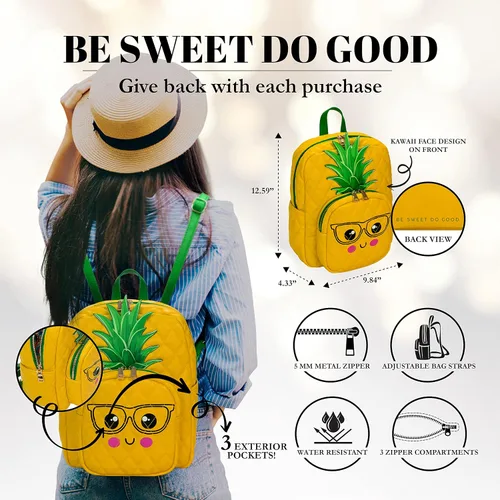 Vista 2 de Mochila Kawaii, Varios colores, Mediana