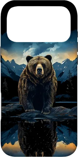 Vista 22 de Bear Grizzly Animal Mountain Hiking Case for iPhone 16