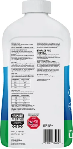 Vista 2 de HTH 67084 Pool Care Algae Guard Advanced, Eliminador de todas las algas para piscinas - Acción rápida, destruye y previene las algas verdes, negras