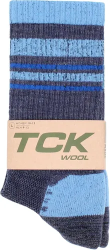 Vista 32 de TCK Calcetines de lana merino para hombres y mujeres para senderismo, caza, ciclismo de montaña, longitud de la tripulación para botas