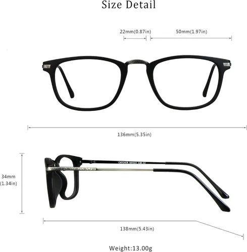 Vista 6 de LifeArt Gafas de bloqueo de luz azul, anteojos de lectura para computadora, gafas