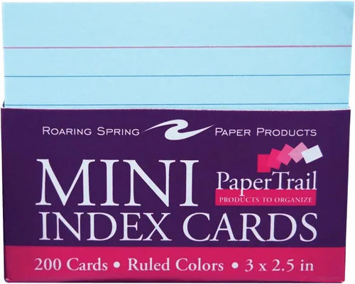 Vista 7 de Roaring Spring Fichas de índice de 4 x 6 pulgadas, caja a granel de 36 paquetes de 100 cada uno, papel de índice blanco liso 100#, rayado