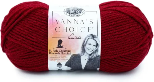 Vista 52 de Lion Brand Yarn (1 madeja) Hilo Vanna's Choice, mármol gris