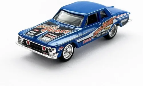 Vista 2 de Matchbox Coleccionistas 17/20 1962 Plymouth Savoy (azul) Escala 1:64