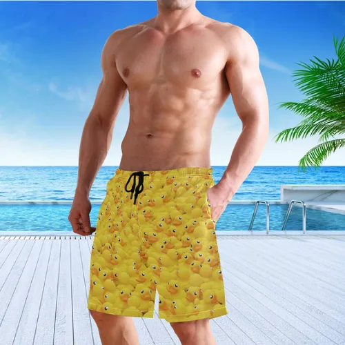 Vista 5 de visesunny Nuevos trajes de baño de verano para hombre, trajes de baño de secado rápido, pantalones cortos casuales para playa de vacaciones