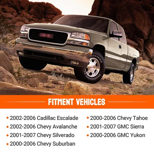 Vista 6 de Actuador de Bloqueo de Puerta - Delantero Izquierdo Lado del Conductor - Compatible con 2001-2007 Cadillac Escalade Chevy Avalanche, Silverado