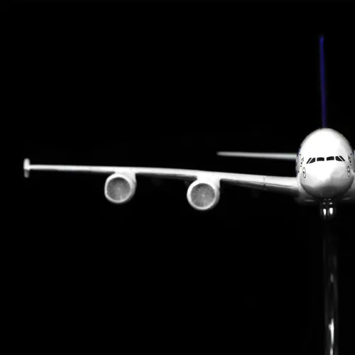 Vista 5 de 24-Hours Alemania Deutsche Lufthansa AG A380 Modelo de aleación de metal sólido Aeronave