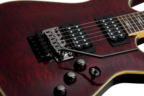 Vista 7 de Schecter Guitarra Eléctrica Omen Extreme-6 FR - Cereza Negra