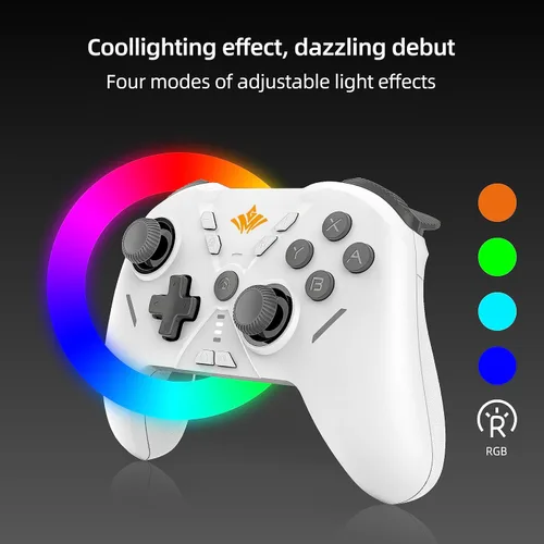Vista 16 de MOGEMYTH Switch Controller, with Dual Vibration and 6-Axis Gyro, BT Controller for iPhone/Android/Switch and Windows 7/8/10/11,wireless controller pc