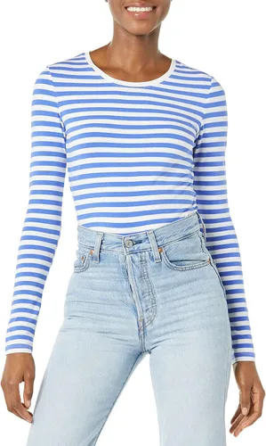 Vista 22 de Amazon Essentials Camiseta de manga larga y cuello redondo para mujer (disponible en tallas extragrandes)