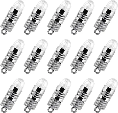 Vista 9 de 30 luces LED de fiesta con pilas, iluminación de temporada para globos, linternas de papel, impermeables, color blanco cálido