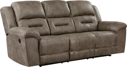 Vista 5 de Lexicon Juego de sala de estar reclinable, sofás reclinables manuales de pared, sofás para sala de estar, asientos de cine en casa, incluye sofá