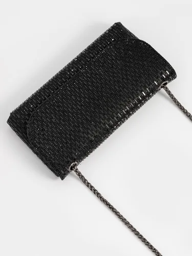 Vista 5 de Coucoland Bolsos de mano para mujer, bolsas de noche formales con diamantes de imitación brillantes, bolsa de hombro para boda, cóctel, baile