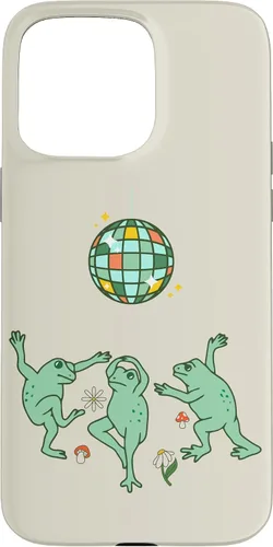 Vista 31 de Funny Frog Disco Dance 70s 80s Groovy Hippie Funky Party Case para iPhone 16