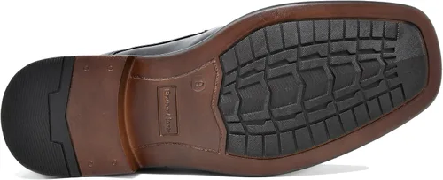 Vista 6 de Bruno Marc Zapatos de vestir clásicos de negocios con punta cuadrada para hombre