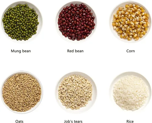Vista 9 de Juego de 3 recipientes de almacenamiento de arroz y granos, plástico duradero y libre, dispensador giratorio de 360 grados con tapa extraíble
