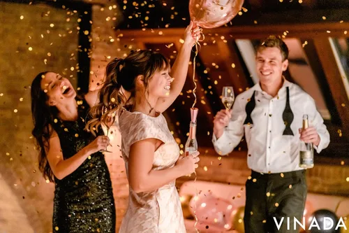 Vista 8 de VINADA - Crispy Chardonnay Mini - Vino Cero Alcohol - 6.8 fl oz (24 Botellas de Vidrio)