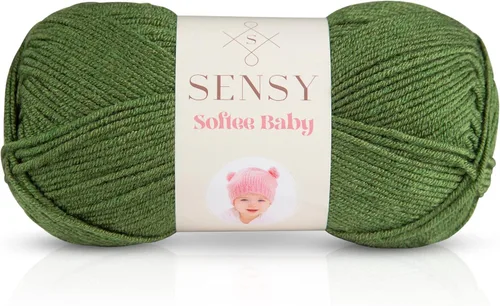 Vista 76 de Sensy Softee Hilo para Bebé, 3.5 oz, 275 yardas, Gauge 3 Light (Almendra)