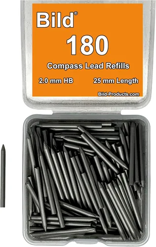 Vista 20 de Bild Premium 1250 recargas de mina de 0.3 mm HB para lápiz mecánico (HB Mega, 0.3 mm)