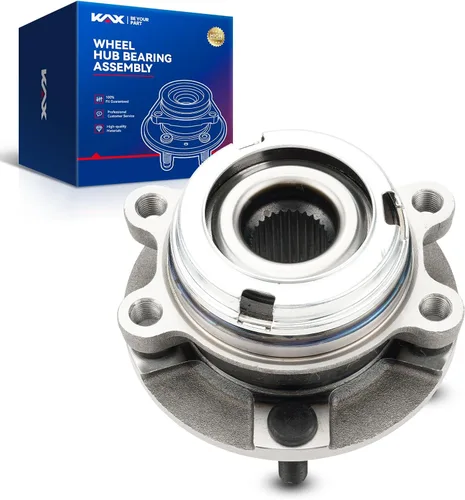 Vista 107 de KAX 510063 Rodamiento de rueda delantera compatible con Toyota Camry 2004-2017, Ford Edge 2007-2014, Toyota Sienna 2004-2010, conjunto de cubo