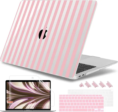 Vista 12 de May Chen Funda compatible con MacBook Air de 13 pulgadas 2022 2021, versión 2020-2018 Modelo: M1 A2337 A2179 A1932, carcasa rígida de plástico
