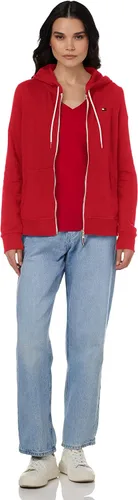 Vista 7 de Tommy Hilfiger Zip-up Hoodie Classic Sweatshirt for Women with Drawstrings and Hood