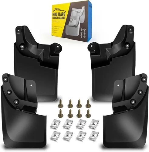 Vista 23 de Aleta de lodo Compatible con 2009-2010 Do-dge Ram 1500/2500/3500, 11-18 Ram 1500/2500/3500, Compatible con ruedas traseras simples, No es compatible