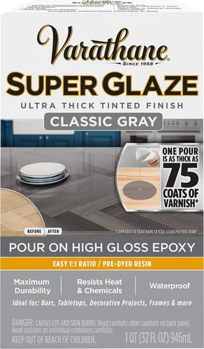 Vista 8 de Varathane Super Glaze - Epoxi de madera envejecida de alto brillo Aged Wood