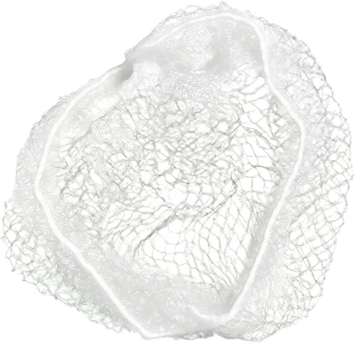 Vista 7 de Redecilla de malla para el cabello, reutilizable, invisible, con borde elástico y de 20 pulgadas Negro 10pcs