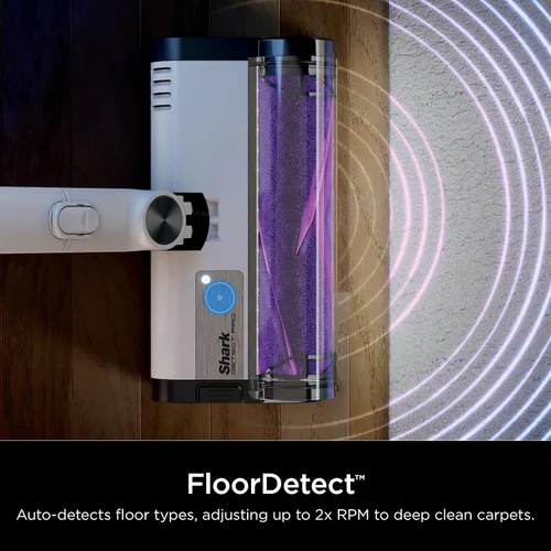 Vista 4 de Shark IW1111 Detect Pro - Aspiradora inalámbrica ligera con filtro HEPA, accesorio portátil de mano, herramienta para hendiduras, aspiradora de palo