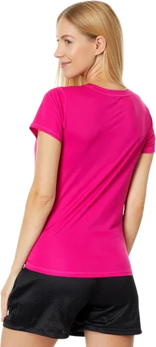 Vista 2 de Champion Camiseta deportiva clásica para mujer, camiseta que absorbe la humedad, camiseta atlética para mujer