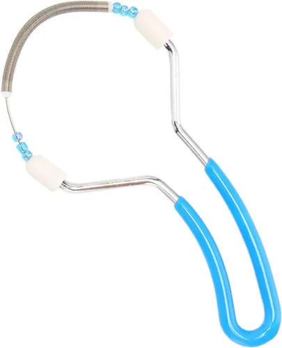 Vista 7 de Dioche Kit de eliminación de vello facial de primavera de 3 piezas, depiladora de doble resorte para mujeres, herramienta portátil de depilación
