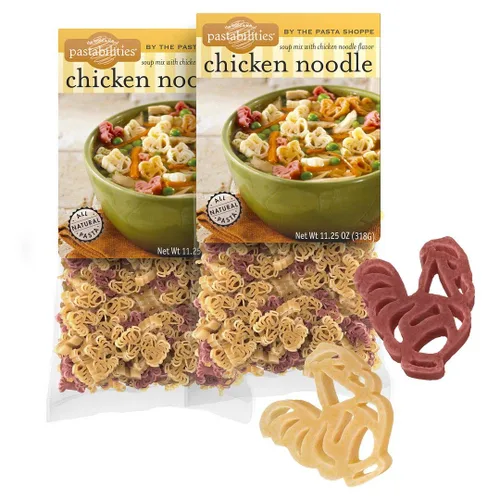 Vista 43 de Pastabilities Pasta con forma divertida para niños, pasta Let's Go Crabin', tema de animales de cangrejo, estrellas de mar y sol, pasta de trigo