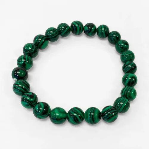 Vista 242 de Gem Avenue Handmade Round Bead Stretch Bracelet Unisex Natural Stone Beaded Jewelry for Men & Women, Elastic Wristband for Daily Wear