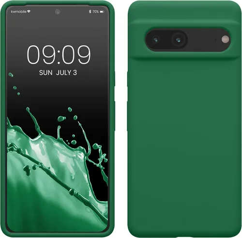 Vista 48 de kwmobile Funda compatible con Google Pixel 7 - Funda de silicona TPU con acabado suave - Piedra antigua