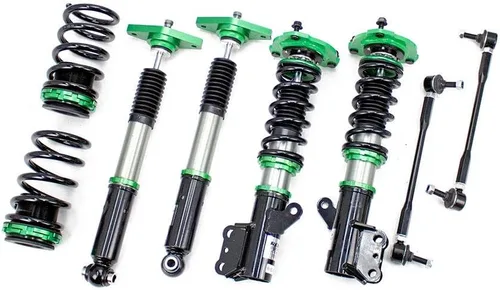 Vista 8 de Rev9 R9-HS2-110 Hyper-Street II Kit de bajada de suspensión de coilover de amortiguador, amortiguador monotubo con ajuste de rebote de 32 clics