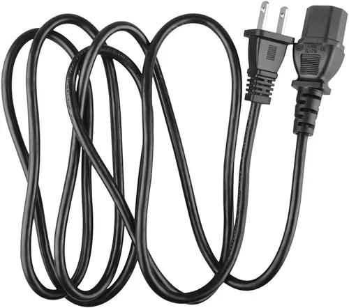 Vista 5 de Cable de alimentación de CA de 6 pies con certificación UL compatible con cable Sony XR-65A90J XR-55A90J de 2 clavijas