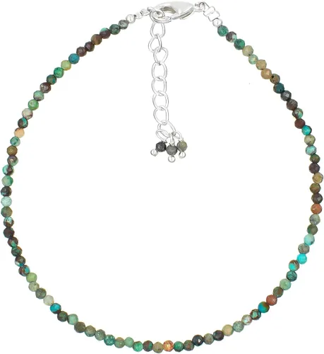 Vista 16 de TGH Pulsera de cuentas naturales con piedras preciosas microfacetadas, joyería para ella, cristales curativos energéticos de piedra natal, cadena