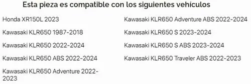 Vista 4 de Tusk Estriberas de Carrera de Billete con Muelles Compatibles con Kawasaki KLR650 1987-2018, 2022-2025