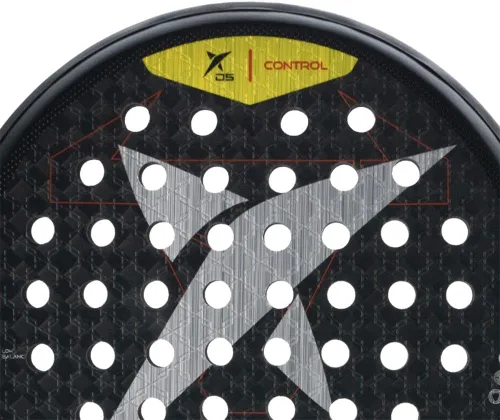 Vista 5 de Drop Shot Explorer Pro Control 1.0 - Raqueta de pádel - Cara de carbono de 12 quilates con núcleo suave Eva, forma redonda, equilibrio bajo