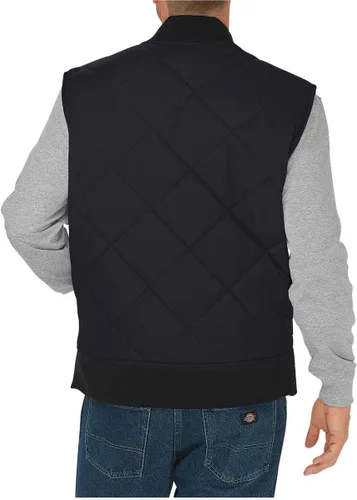 Vista 2 de dickies Chaleco de nailon acolchado estilo diamante, para hombre